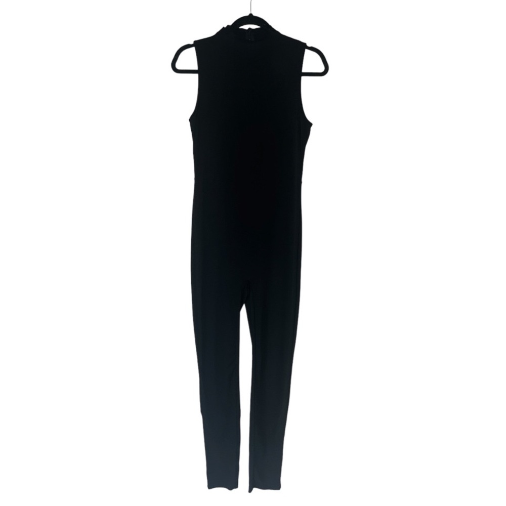 Women’s Black Ribbed Bodysuit